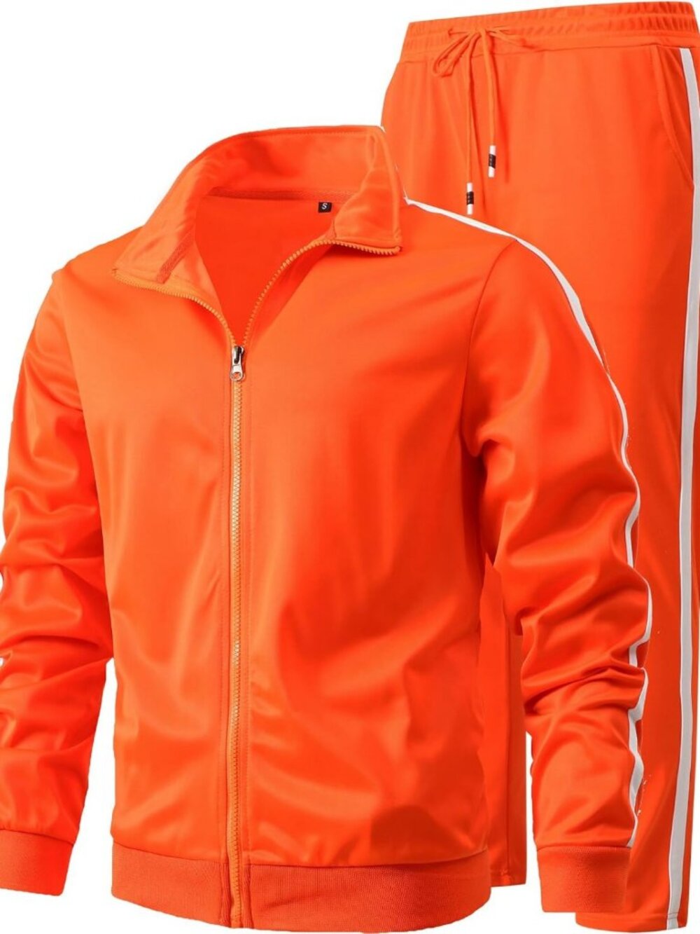 Men's Athletic Tracksuit Set - Casual Full Zip Jogging Sweat Suit for Workouts